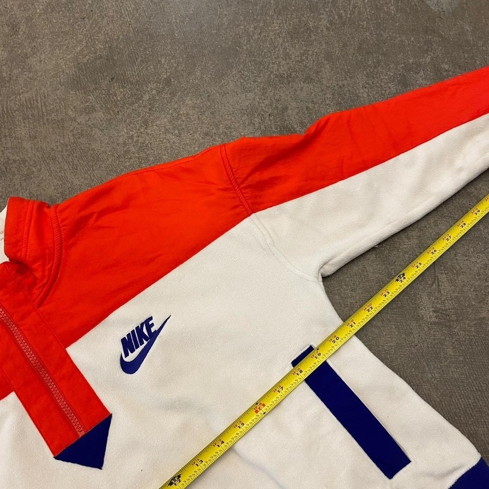 Vintage Nike Colorblock Quarter Zip Fleece Jacket Womens Size Medium - Picture 4 of 6